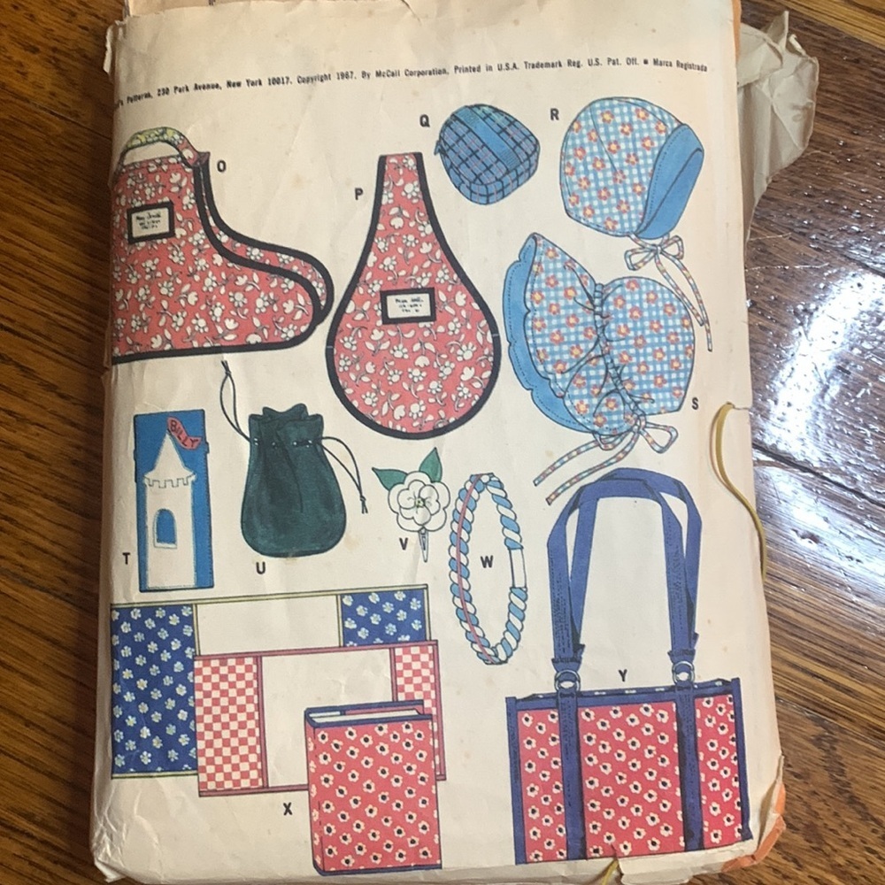 McCall’s Patterns 1967 Toys 8895 - Picture 3 of 3